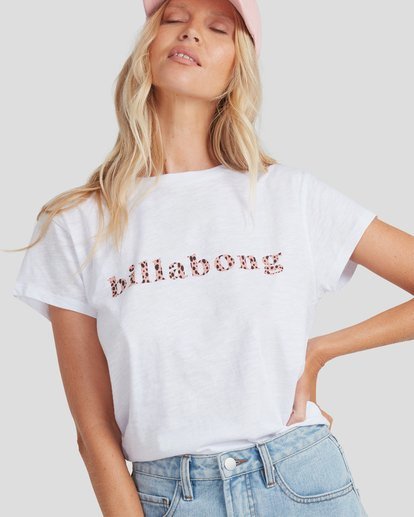 6 Billabong - T-shirt voor Dames White W3SS58BIP1 Billabong