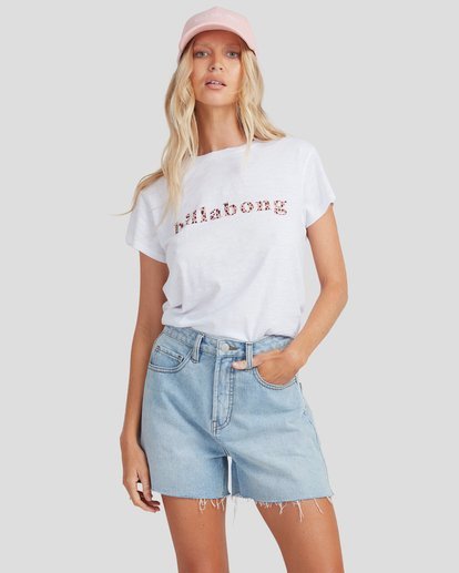 2 Billabong - T-Shirt for Women White W3SS58BIP1 Billabong