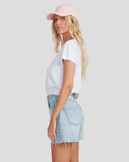 3 Billabong - T-Shirt for Women White W3SS58BIP1 Billabong