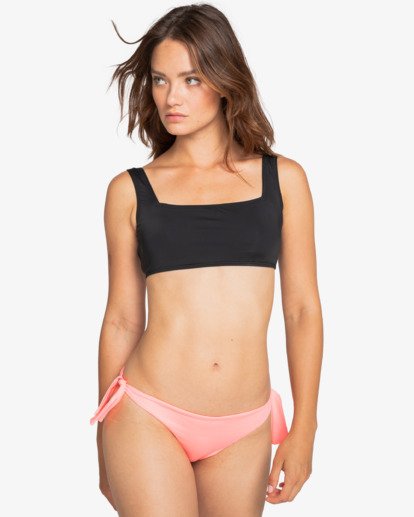 2 Sol Searcher Scoop Front Tank - Bikini Top for Women Black W3ST03BIP1 Billabong