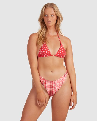 1 Slide - Tri Bikini Top for Women Red W3ST96BIP1 Billabong
