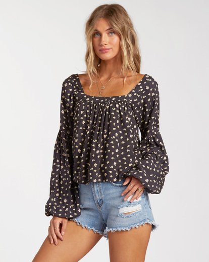 1 Just Beachy - Blouse for Women Black W3TP13BIP1 Billabong