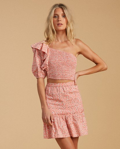 1 Salty Blonde Shine On - Cropped Top for Women Orange W3TP15BIP1 Billabong