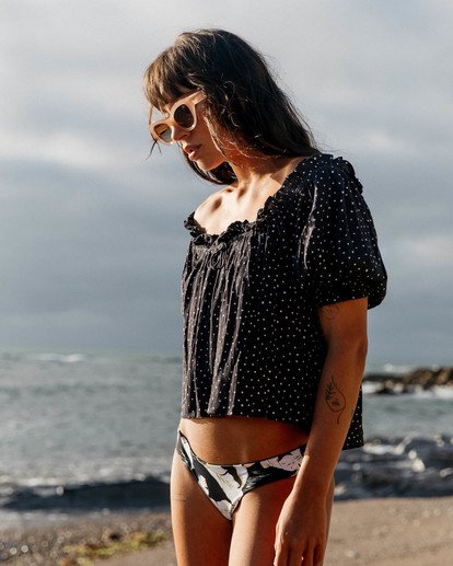 0 Sunny Skies - Short Sleeve Top for Women Black W3TP17BIP1 Billabong