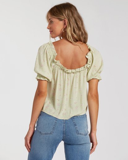 3 Sunny Skies - Short Sleeve Top for Women Green W3TP17BIP1 Billabong