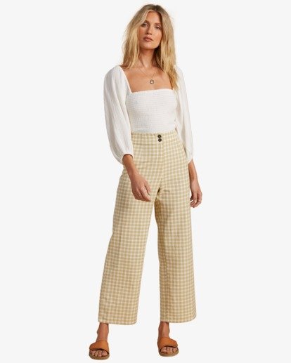 1 Salty Blonde Coastal Breeze - Cropped Top for Women White W3TP23BIP1 Billabong