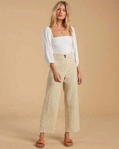 4 Salty Blonde Coastal Breeze - Cropped Top for Women White W3TP23BIP1 Billabong