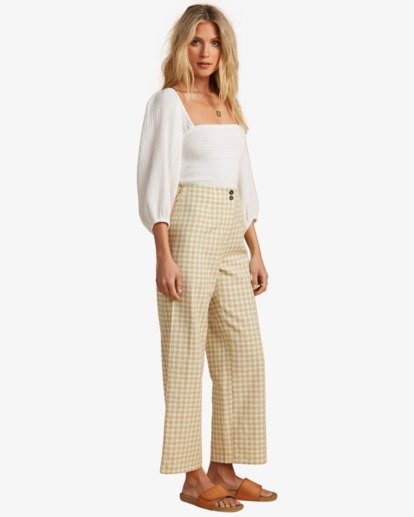 2 Salty Blonde Coastal Breeze - Cropped Top for Women White W3TP23BIP1 Billabong