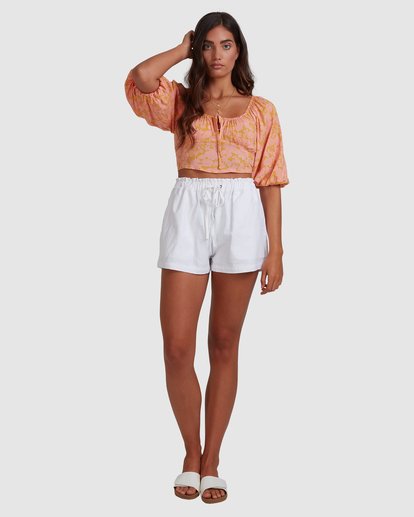 6 Summer Sun - Crop Top for Women Orange W3TP26BIP1 Billabong