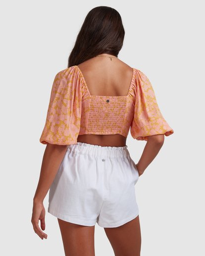 3 Summer Sun - Crop Top for Women Orange W3TP26BIP1 Billabong