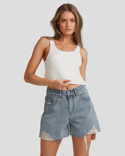 6 Steph - Crop Top for Women White W3TT18BIP1 Billabong