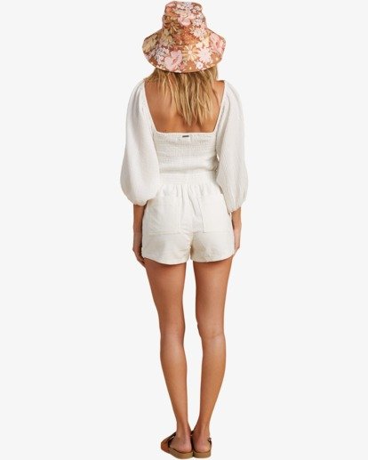 3 Salty Blonde Low Down - Corduroy Shorts for Women White W3WK22BIP1 Billabong