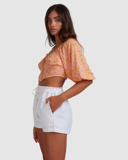 1 Sunny Dayz - High Waisted Shorts for Women White W3WK30BIP1 Billabong