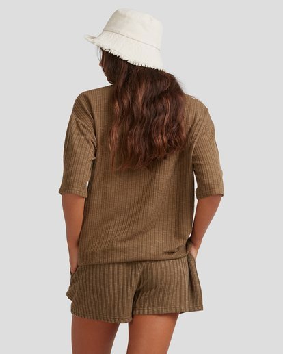 3 Sunset - High Waisted Shorts for Women Green W3WK70BIP1 Billabong