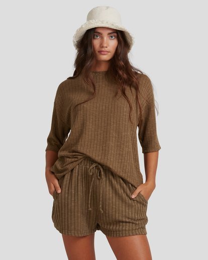 1 Sunset - High Waisted Shorts for Women Green W3WK70BIP1 Billabong