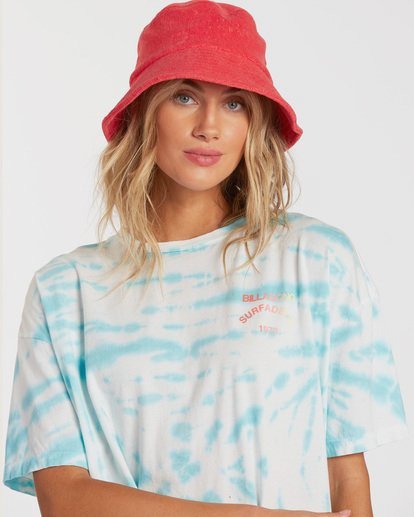 3 Summer Crush - Bucket Hoed voor Dames Red W9HT08BIP1 Billabong