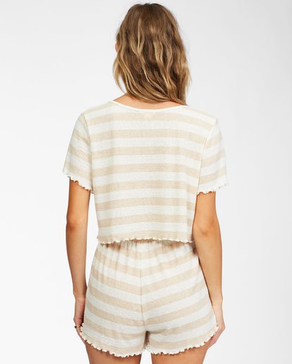 3 Breeze By Top - T-Shirt for Women Beige X3KT23BIS1 Billabong