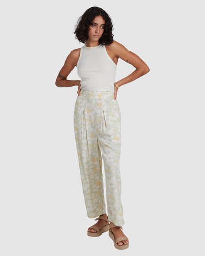 4 Melody - Wide Leg Trousers for Women Yellow X3PT08BIS1 Billabong