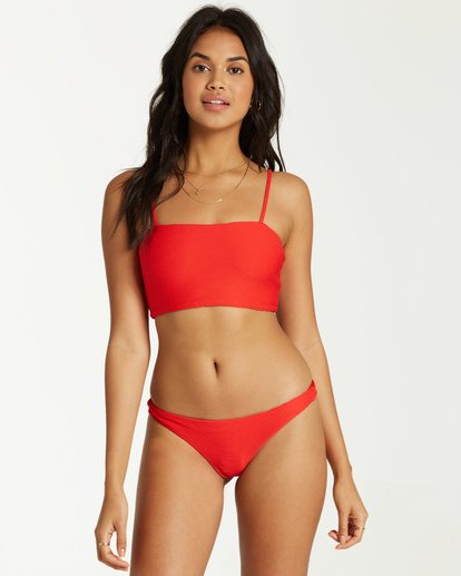 4 Tanlines Tanga Bikini Bottom Red XB23VBTA Billabong