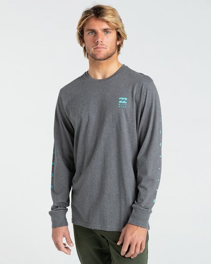 0 Unity - Camiseta de Manga Larga para Hombre Gris Z1LS11BIF1 Billabong