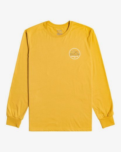 4 Peak Wave - Camisola de manga comprida para Homem Amarelo Z1LS28BIF1 Billabong