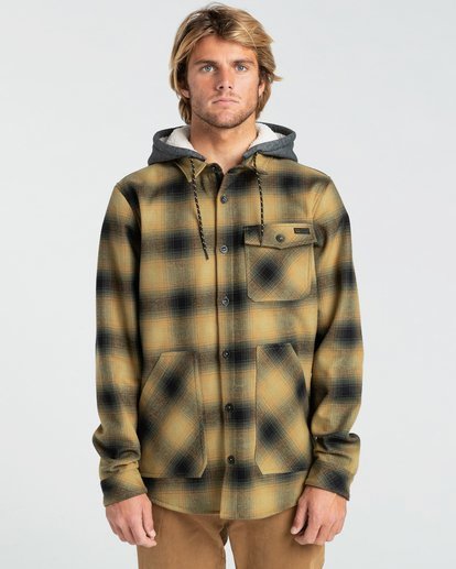 2 Furnace Bonded - Water Repellent Hooded Flannel Shirt for Men  Z1SH28BIF1 Billabong