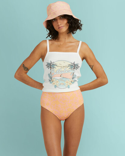 0 Sunny Day Eco - Camiseta sin Mangas para Mujer Marron Z3KT40BIF1 Billabong