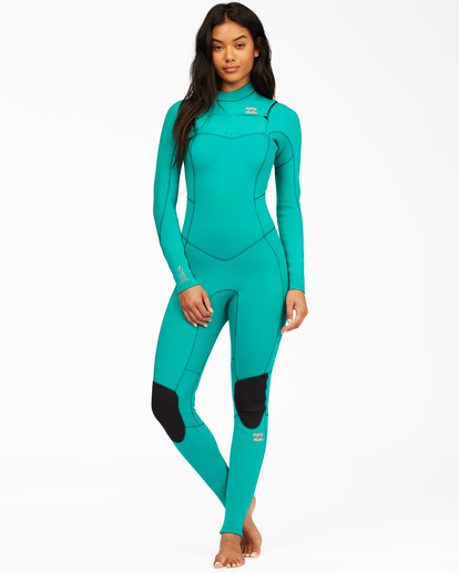 0 3/2mm Synergy - Chest Zip Wetsuit for Women Green Z43G14BIF1 Billabong