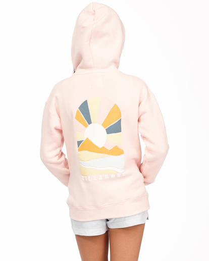 2 Keep Me Wild - Sweatshirt com capuz para Teen Girls Pink Z8HO03BIF1 Billabong