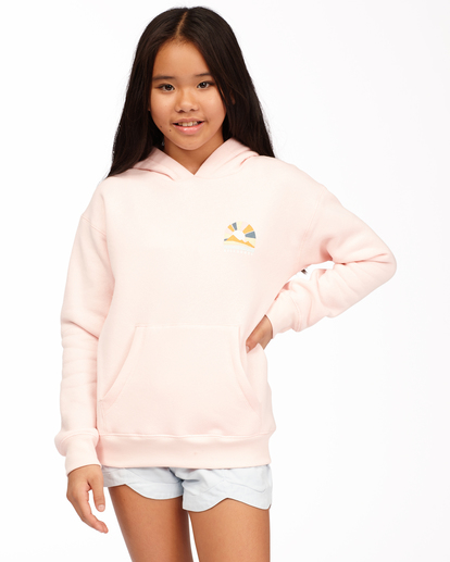 0 Keep Me Wild - Sweatshirt com capuz para Teen Girls Pink Z8HO03BIF1 Billabong