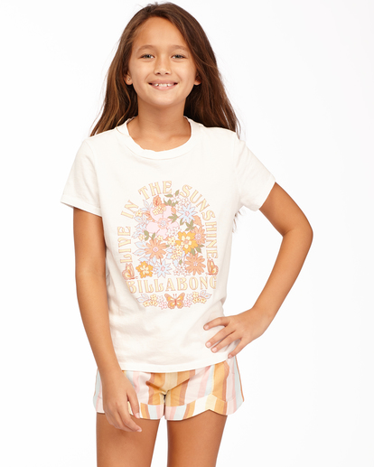 0 Living In Sunshine - T-shirt pour Fille Marron Z8SS05BIF1 Billabong