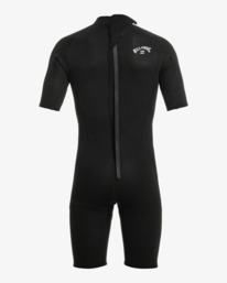 billabong, 2/2mm Intruder - Neoprenanzug mit Reißverschluss am Rücken für Jungen 8 - 14, BLACK (0019) 2/2mm Intruder - Back Zip Wetsuit for Boys 8 - 14 042B19BIP0