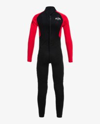 1 Intruder 4/3mm - Back Zip Wetsuit for Boys 8 - 14 Red 044B18BIP0 Billabong