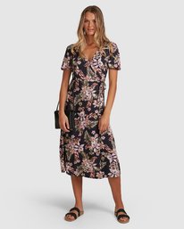 billabong easy love midi dress