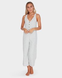 billabong white jumpsuit