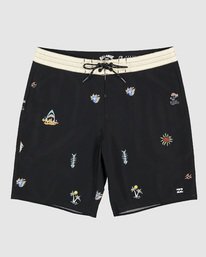 0 Sundays Mini Lotide Boardshorts Black 9503425 Billabong