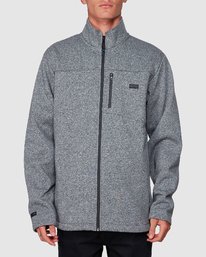 0 Adiv Mainland Zip Thru Grey 9507626 Billabong