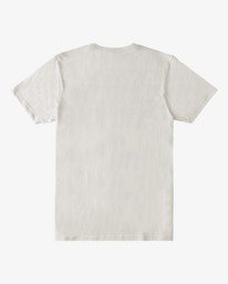 1 Halftrack Stripe  - T-shirt met borstzak voor Heren White A1SS12BIW0 Billabong