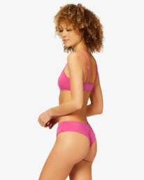 2 Sol Searcher Skinny - Bikini Top for Women Pink A3ST01BIW0 Billabong