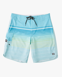 0 Boys' '73 Stripe Pro Boardshorts 18" Blue ABBBS00136 Billabong