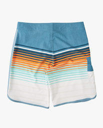 1 Boys' '73 Stripe Pro Boardshorts 18" White ABBBS00136 Billabong