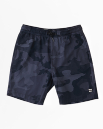 0 Boys' Sundays Layback Boardshorts 16" Black ABBBS00141 Billabong