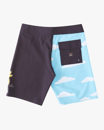 1 Boys' The Simpsons Bart Pro Boardshorts 17" Black ABBBS00144 Billabong