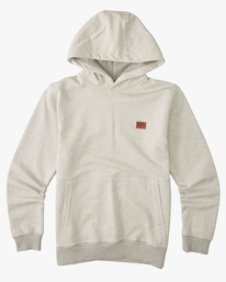 0 Boy's Hudson Pullover Hoodie Grey ABBFT00129 Billabong