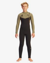 1 4/3 Revolution Combinaison Isothermique Pour Garçons Vert ABBW100104 Billabong