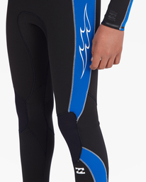 4 Boy's 3/2 Absolute Back Zip Full Wetsuit Blue ABBW100126 Billabong
