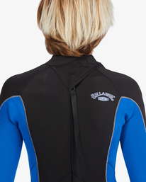 5 Boy's 3/2 Absolute Back Zip Full Wetsuit Blue ABBW100126 Billabong