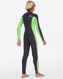 2 Boy's 3/2 Absolute Back Zip Full Wetsuit Green ABBW100126 Billabong