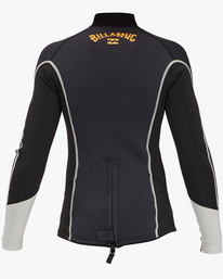 4 Boys' 2mm Absolute Long Sleeve Wetsuit Jacket Black ABBW800106 Billabong