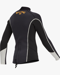 3 Boys' 2mm Absolute Long Sleeve Wetsuit Jacket Black ABBW800106 Billabong